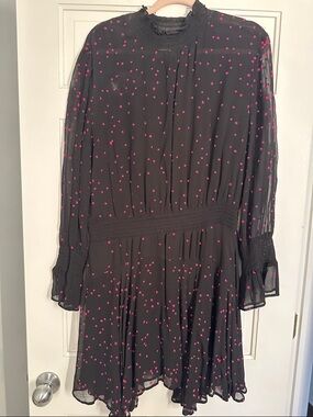 All Saints | Dresses | Allsaints Mina Printed Long Sleeve Slim Fit Maxi  Dress | Poshmark